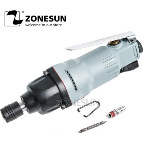 ZONESUN 7228 M6-M8 bolt Pneumatic tools air tools Air Screwdriver strong powerful tools double hammer Impact Wrench gun style