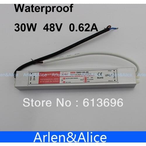 220V INPUT 30W 48V Waterproof outdoor Single Output Switching power supply AC TO DC SMPS