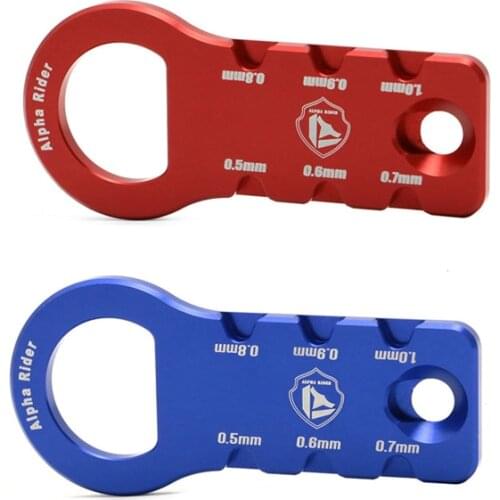 Aluminum Spark Plug Gap Ring Tool Gauge 0.5mm 0.6mm 0.7mm 0.8mm 0.8mm 1.0mm For Vehicle Car Motorcycle