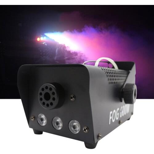 Free Shipping Disco RGB Mixed LED Smoke Machine Mini Remote Control Fogger Projector DJ Christmas Home Dance Party Fog Machine