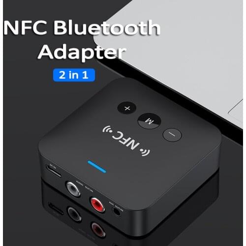 Bluetooth 5.0 Receiver Transmitter TF Card Stereo 3.5mm Jack AUX RCA Wireless Bluetooth Audio Adapter For TV Car kit Headphone
