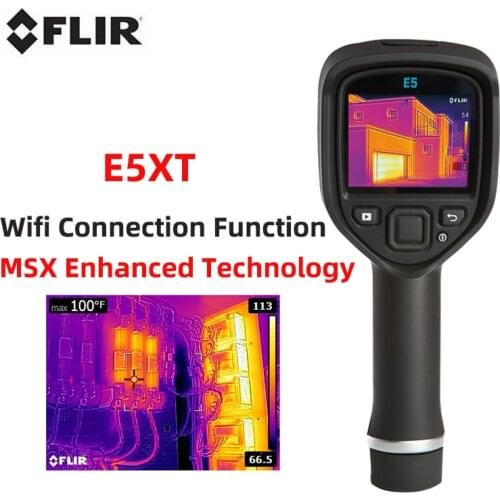 FLIR E5XT Infrared Thermal Imager Handheld 160*120 Pixel MSX Enhanced Industrial Temperature Thermal Imaging Camera -20℃ to 400