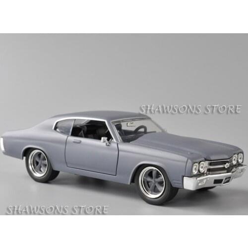 Jada 1:24 Scale Diecast Metal Car Model Toy Doms Chevy Chevelle S5 Miniature Replica Collectable
