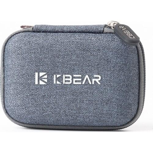 KBEAR High End Protable Headphone Storage Bag Fabric Case Protable Case Pressure Shock Absorption Mini Storage Package Box