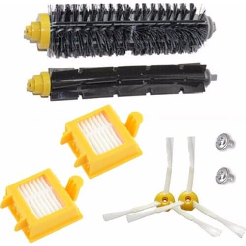 2 Hepa Filter + 1 set hair Brush kit + 1 side brush for iRobot Roomba 700 Series 770 780 790 Vacuum Cleaner Accessories Parts
