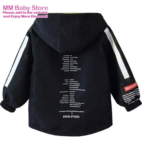 New Spring Autumn Jacket Kids 1-10 Years Fashion Jacket Kids Childrens Clothing Boys Girls Zipper Cardigan Hooded Jacket