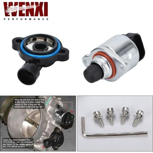 New TPS Throttle Body Posistion Sensor + IAC Sensors 4.8 - 5.3 - 6.0 For LS1 LS6 Trans Am Camaro WX5961