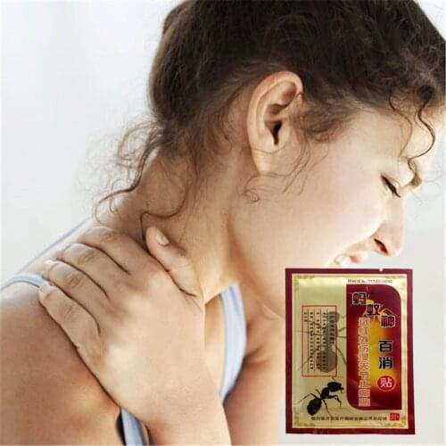 Wholesale Relaxation Arthritis Pain Patch Black Ant Pain Relief Plaster Far-infrared Medicine Self heating Analgesic Plasters