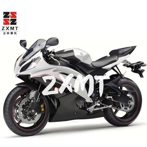 ZXMT Motorcycle Panel Bodywork Complete Plastic Full Fairing Set Kit Fit For YZF R6 2017-2018 17 18 White Black New Matte Gloss