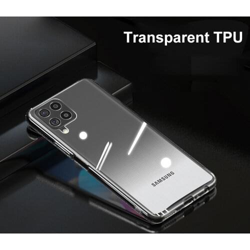 Transparent TPU Phone Case Funda For Samsung Galaxy F62 M62 A32 Shockproof Protector Cover For Samsung Galaxy F62 M62 A32 Case