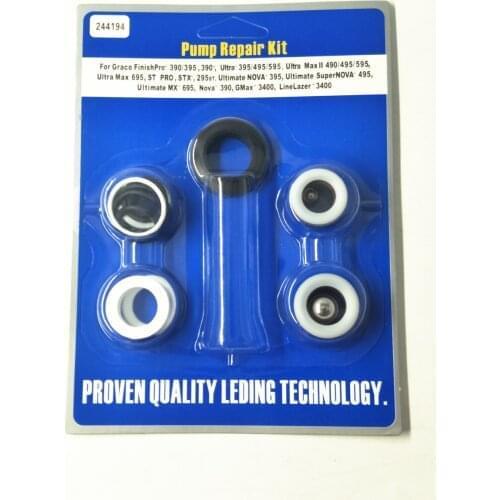 Aftermarket Pump Repair Packing Kit For Sprayer 244194 Spay Gun 390 395 490 495 595 free shipping
