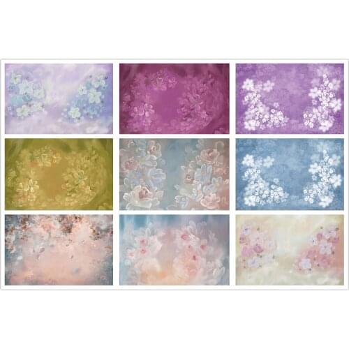 Cartoon Flower Plant Backdrop Cherry Blossoms Background Birthday Party Decor Bride Newborn Photography Photo Booth Studio Prop