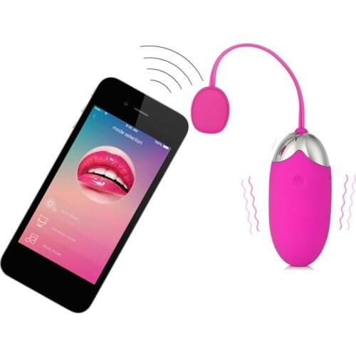 Sex Bluetooth USB Rechargable Wireless App Remote Control Jump Egg Vibrator Clitoris Stimulator Clit Vibrator Sex Toys for Woman