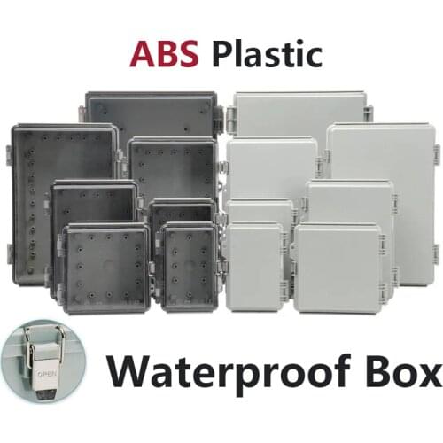 Waterproof Plastic Enclosure Box ABS Outdoor Junction Box Housing Electronic ip67 Project Instrument Case Electrical Project Box