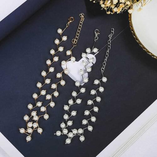 Choker Women Double Layers Pearl Cocktail Jewelry Charm Fashion Party Faux Necklace