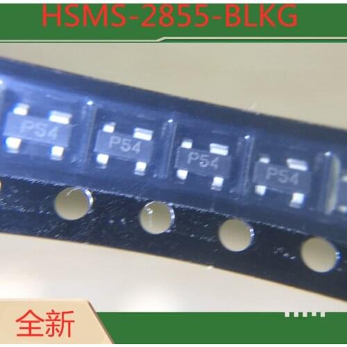 10PCS Free shipping HSMS-2855-BLKG HSMS2855 HSMS-2855 Silkscreen: P5 SOT143 New original authentic