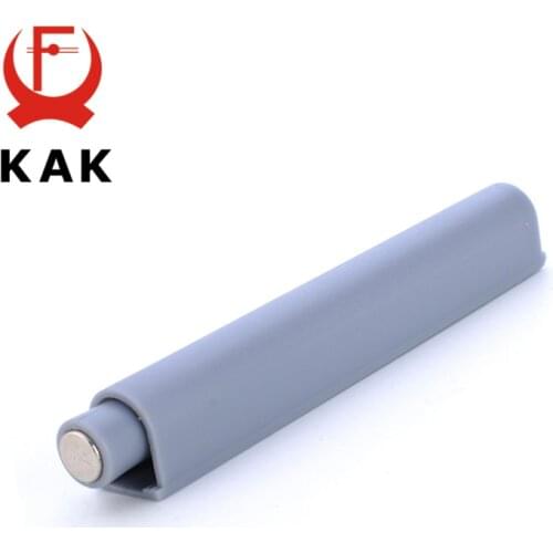 KAK 4 Pieces Gray White Kitchen Cabinet Door Stop Drawer Soft Quiet Closer Push To Open System Damper Buffers With Screws