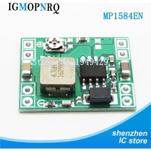 5PCS MP1584EN Ultra-small Size DC-DC Step-down Power Supply Module 3A Adjustable Step-down Module Super LM2596 4.5V-2.8V