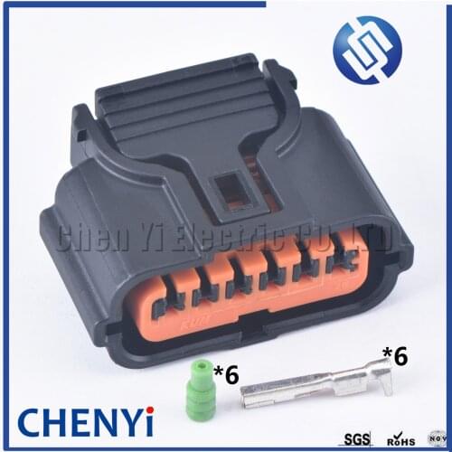 6 Pin Automotive PDC Connector Reverse Sensor Reversing Radar Plug HP286-06021 For HYUNDAI KIA Move Line Eight Yue Lang Ruina