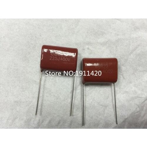 Free shipping 25pcs/lot CBB22 400V225J 2.2UF 400V/225 foot distance 25MM Best quality