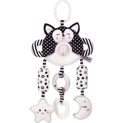 Baby Stroller Rattle Toys Pushchair Pram Pendant Bed Bell Cartoon Animal Toys