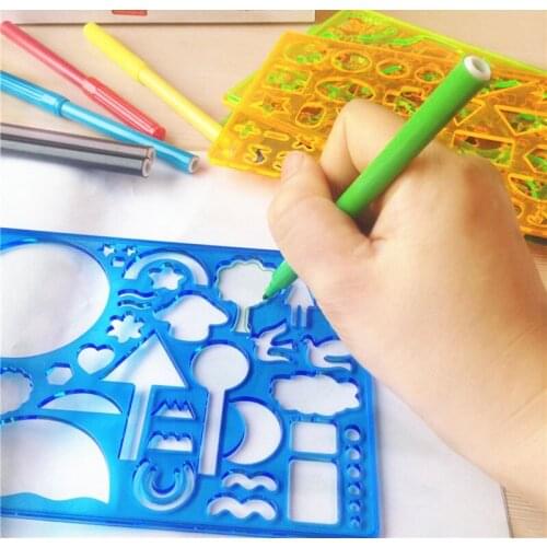 Childrens Painting Tools Coloring Kindergarten Learning To Draw Hand-painted For Graffiti Coloring Template Art Set 2021