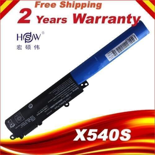 HSW High quality A31N1519 Laptop battery For ASUS X540 X540S 11.25V 2200mah free shipping
