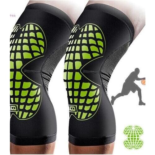 Knee brace basketball tennis hiking 3D weaving pressurization cycling knee support professional protective sports knee pad