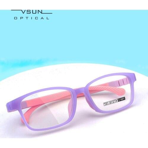Colourful Flexible Silicon Childrens Optical Frames Soft Spectacles Boys Girls Eyeglasses Light Vision Eyewears Baby Glasses