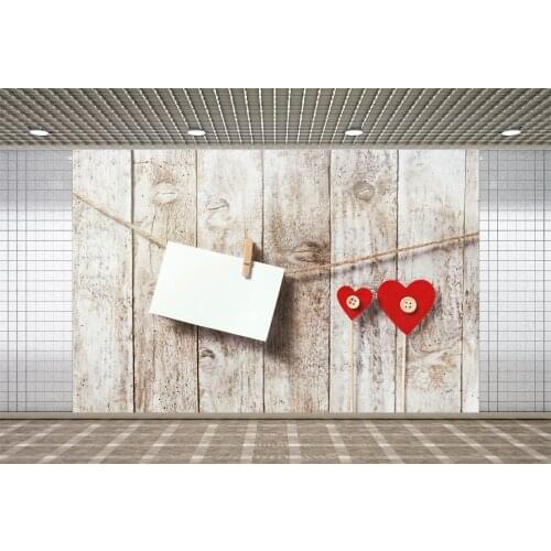 Lyavshi Retro Wooden Board Backdrop Letter Love Background Birthday Baby Shower Valentines Day Party Decor Photo Studio Props