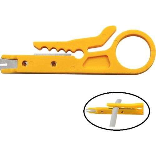 Mini Crimping Wire Stripper Knife Crimper Pliers Portable Tool Cable Stripping Wire Cutter Multi Tools Cut Line Pocket Multitool