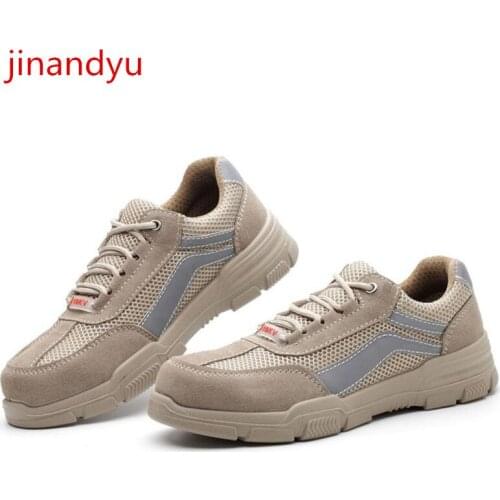 Anti Smash Anti Piercing Male Safety Shoes Indestructible Work Shoes Men Construction Industrial Shoes Breathable Footwear