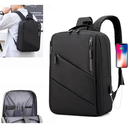 Mens USB Travel Backpack 15 Inch Laptop Notebook Rucksack Outdoor Sports Backpack School Bag Casual Pack For Male Female Women