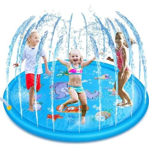 PVC Inflatable Cushion Baby Kids Spray Water Game Pad Outdoor Lawn Children Play Water Mat Boys Girls Summer Gifts