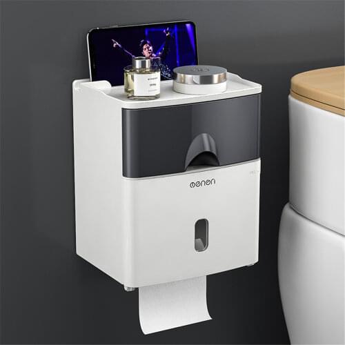 Cosmetic Storage Box Desktop Makeup Organizer Bedroom Jewelry Container Toilet Tissue Box Bathroom Push-Pull Shelf Sundries Case