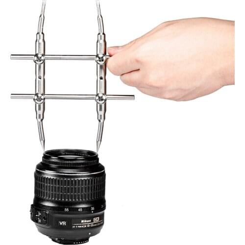 Neewer Professional Curved Tips DSLR Camera Lens Spanner Wrench Repairing Opening Tool Stainless Steel for Most DSLR Cameras