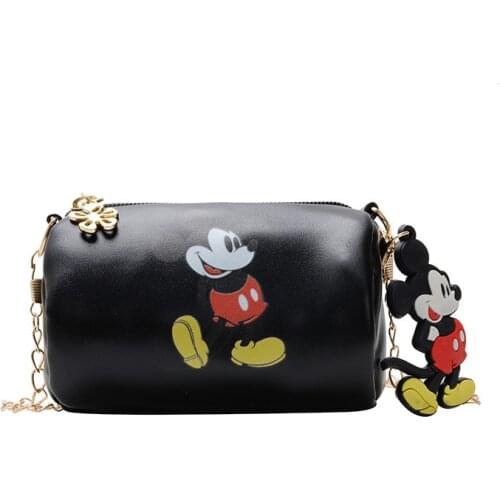 Disney Bags for Women Mickey Mouse Girls Shoulder Bags Fashion Cartoons Handbags for Women Kids Mini Coin Purse Crossbody Bags
