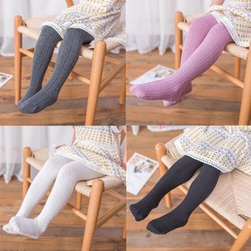 Winter Girl Leggings Keep Warm Stretchy Legging Soft Cotton Stockings Knitting Sport Pants Toddlers Kids Princess Pantyhose 2-8Y