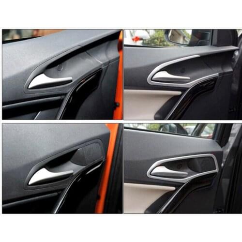 ABS Chrome For MG GS 2015 2016 2017 accessories car styling Car inner door Bowl protector frame Cover Trim