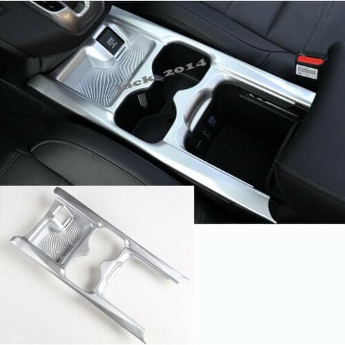 ABS Chrome Interior water cup holder frame cover trim for Honda CRV CR-V 2017 2018 2019