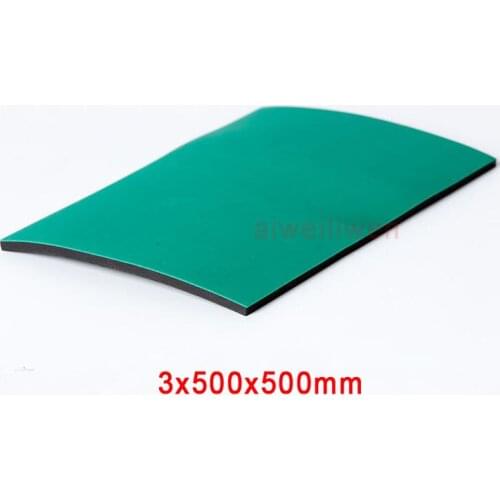 3mm thickness 500x500mm ESD TABLE MAT anti static pad Mobile maintenance workstation lab table mat Electrostatic rubber