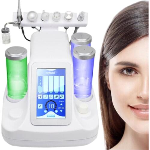 6 in 1 Hydra Dermabrasion RF BIO-lifting Spa Facial Machine Hydro Microdermabrasion Facial Machine Ultrasonic Skin Rejuvenaiton