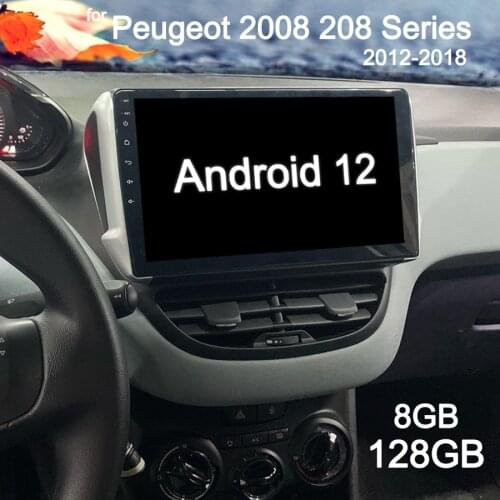 64GB Android 10.0 2Din Car Multimedia GPS For Peugeot 2008 2017 Autoradio BT Navigation Stereo Head Unit Tape Recorder Radio
