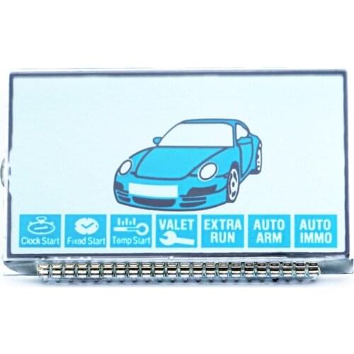 Free shipping russian version C9 lcd display for Starline C9 lcd remote two way car alarm system