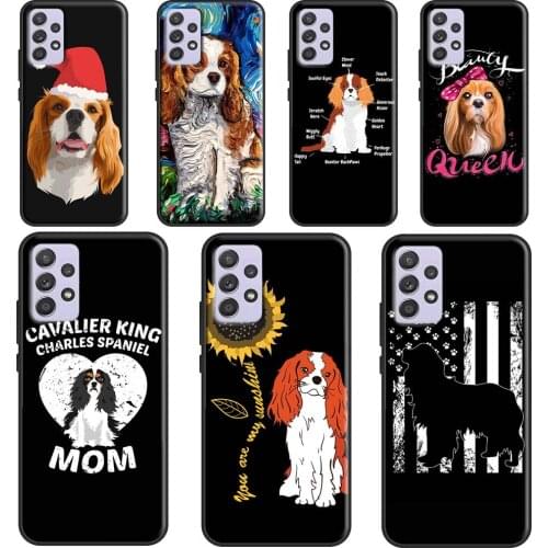 Cavalier King Charles Spaniel Dog Fundas For Samsung A51 A71 A41 A31 A11 A21S A12 A32 A42 A52 A72 A02 A10 A20 S A50 A70 Case
