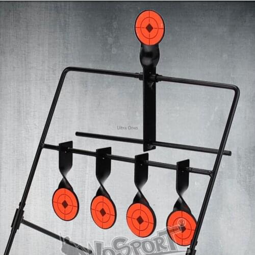 Hot Sale 5 Targets Hunting Training Practice Playing Rifle Shooting Metal Targets Air Gun Airsoft Paintball Combat Cs Target