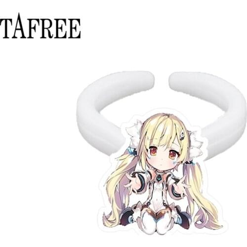 TAFREE Anime Azur Lane Crosswave Resin Finger Rings Gifts for my Girls Acrylic Wedding Ring Jewelry 2020 NEW