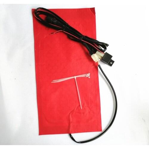 Motorcycle Seat Warmer kit High Quality Waterproof Carbon Fiber for BMW Yamaha Kawasaki Honda 9W 28W 12V 400x200mm