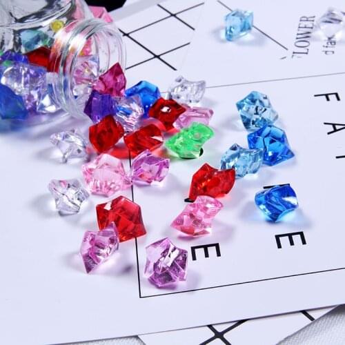 Colorful Irregular Artificial Ice Fake Crystal Granule Photography Studio Accessories Ornament for Fruit Beer Whisky Soda Drinks