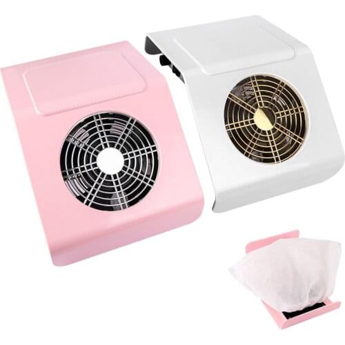 Nail Dust Collector 40W Nail Vacuum Cleaner Powerful Suction Low Noise For Professional Manicure Machine Nail Equipment